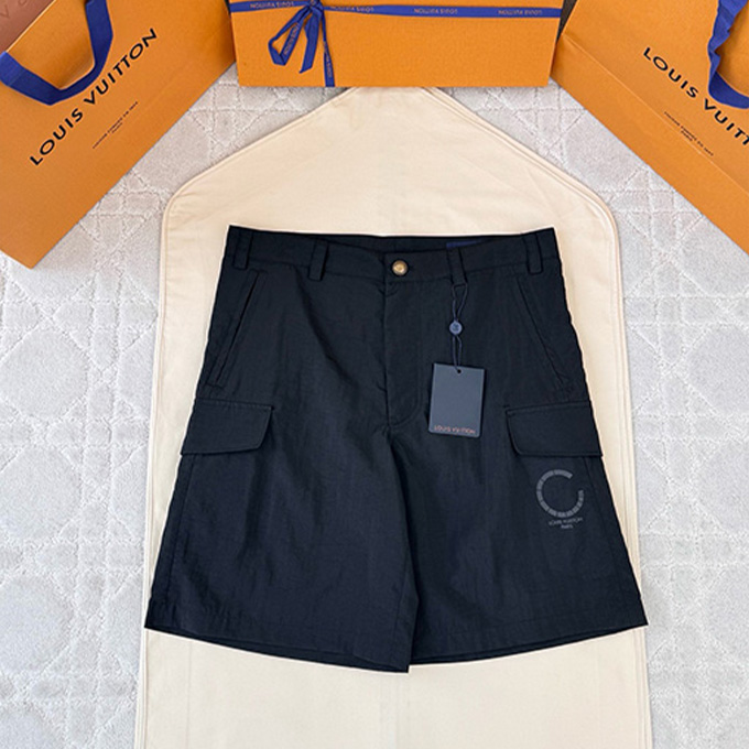 lv louis vuitton heavyweight reflective cargo shorts